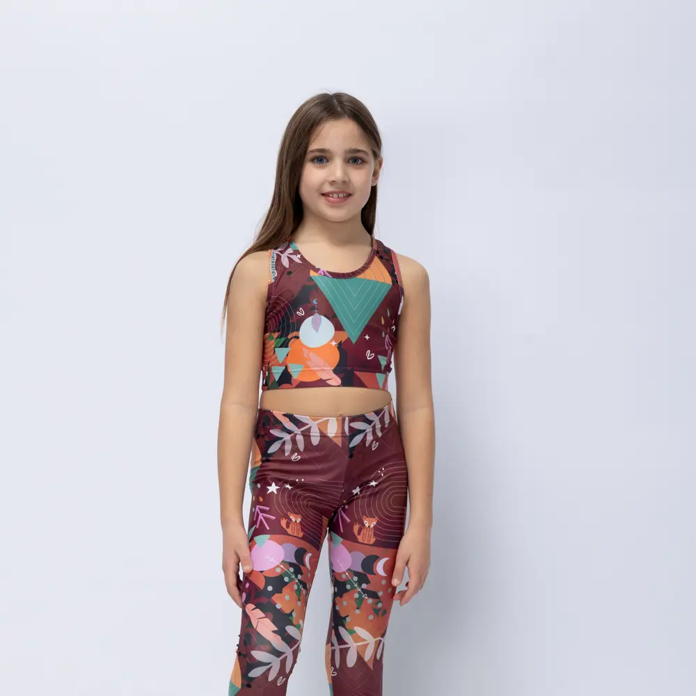 Girl’s Crop Top Chocolate Rooted Vasiliki - 3