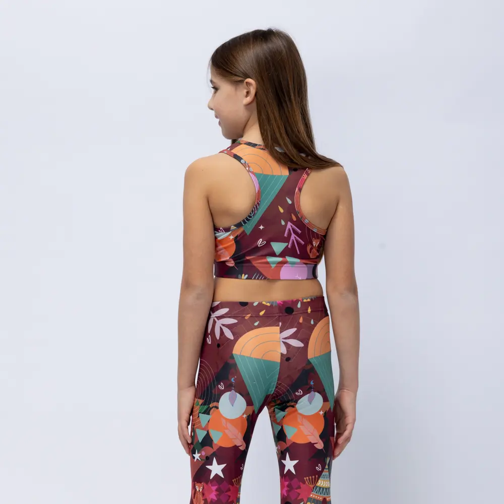 Girl’s Crop Top Chocolate Rooted Vasiliki - 4
