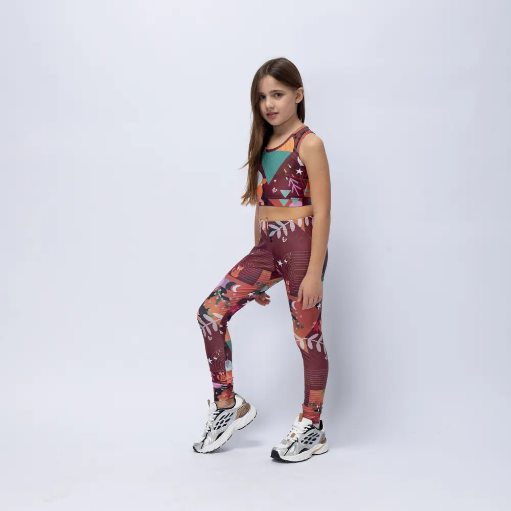 Girls’ Legging Chocolate Rooted Vasiliki - 1