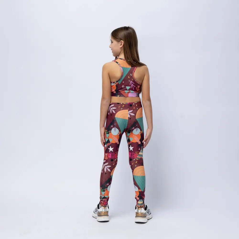 Girls’ Legging Chocolate Rooted Vasiliki - 2