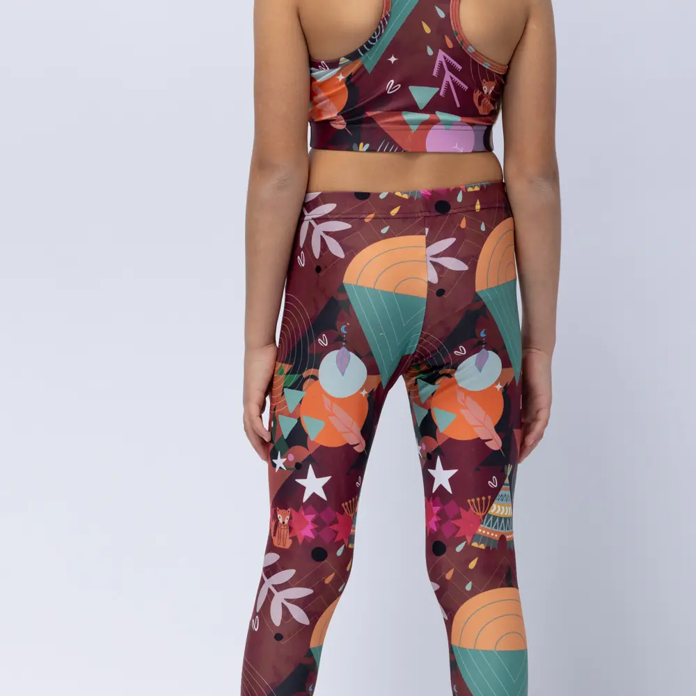 Girls’ Legging Chocolate Rooted Vasiliki - 4