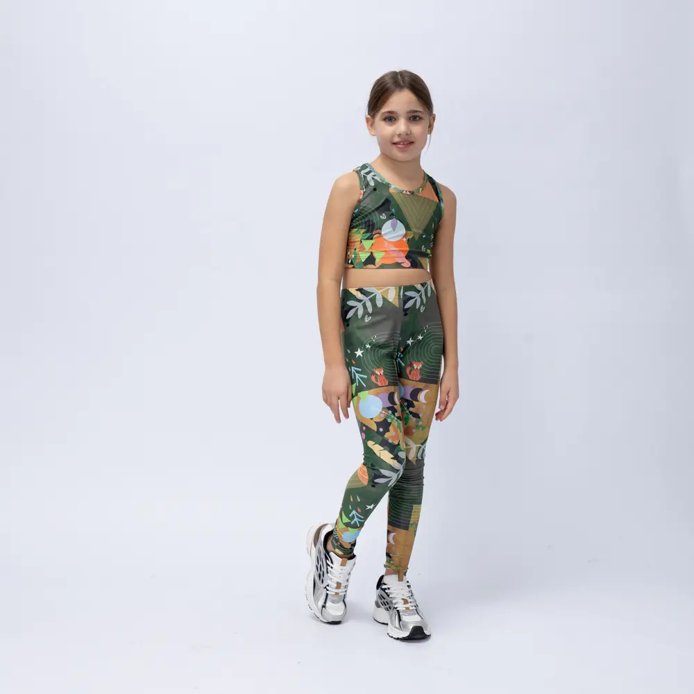 Girls’ Legging Green Rooted Vasiliki - 3