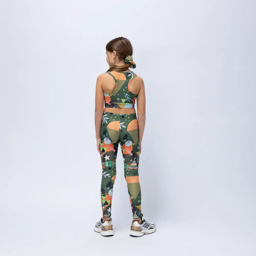 Girls’ Legging Green Rooted Vasiliki - 4
