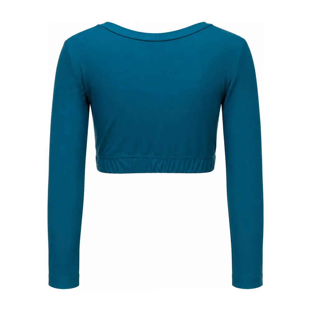 Girls’ Long Sleeve Crop Top Oceanside Vasiliki - 2