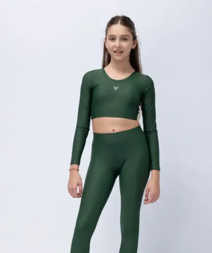 Girls’ Long Sleeve Crop Top Pretender | Vasiliki