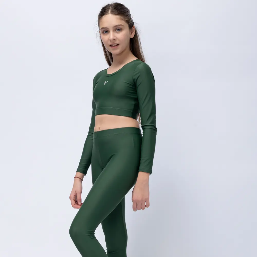 Girls’ Long Sleeve Crop Top Pretender Vasiliki - 3