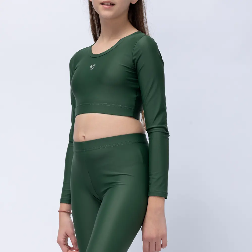 Girls’ Long Sleeve Crop Top Pretender Vasiliki - 4