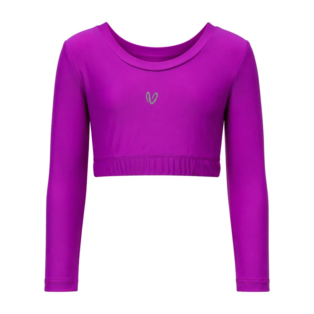 Girls’ Long Sleeve Crop Top Zingara Vasiliki - 1
