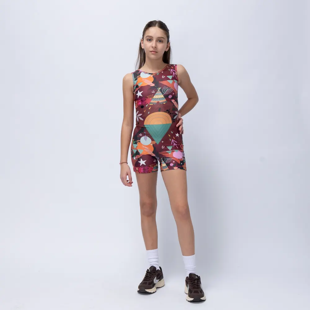 Girls’ Unitard Chocolate Rooted Vasiliki - 3