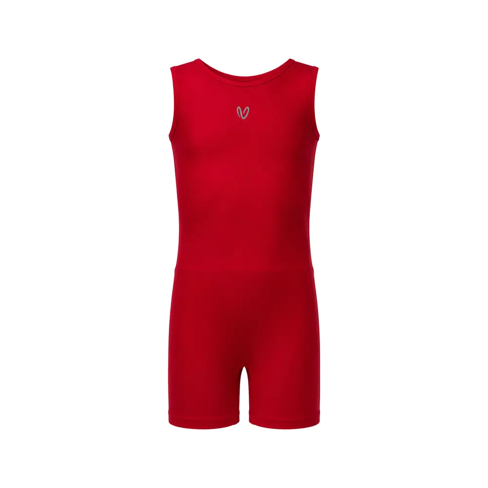 Girls’ Unitard Sporting Red Vasiliki - 1
