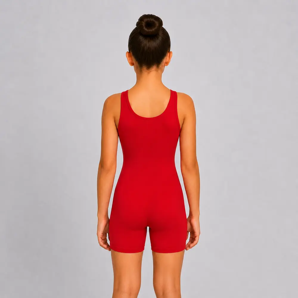 Girls-Unitard-Sporting-Red-Vasiliki-Lookbook-Back