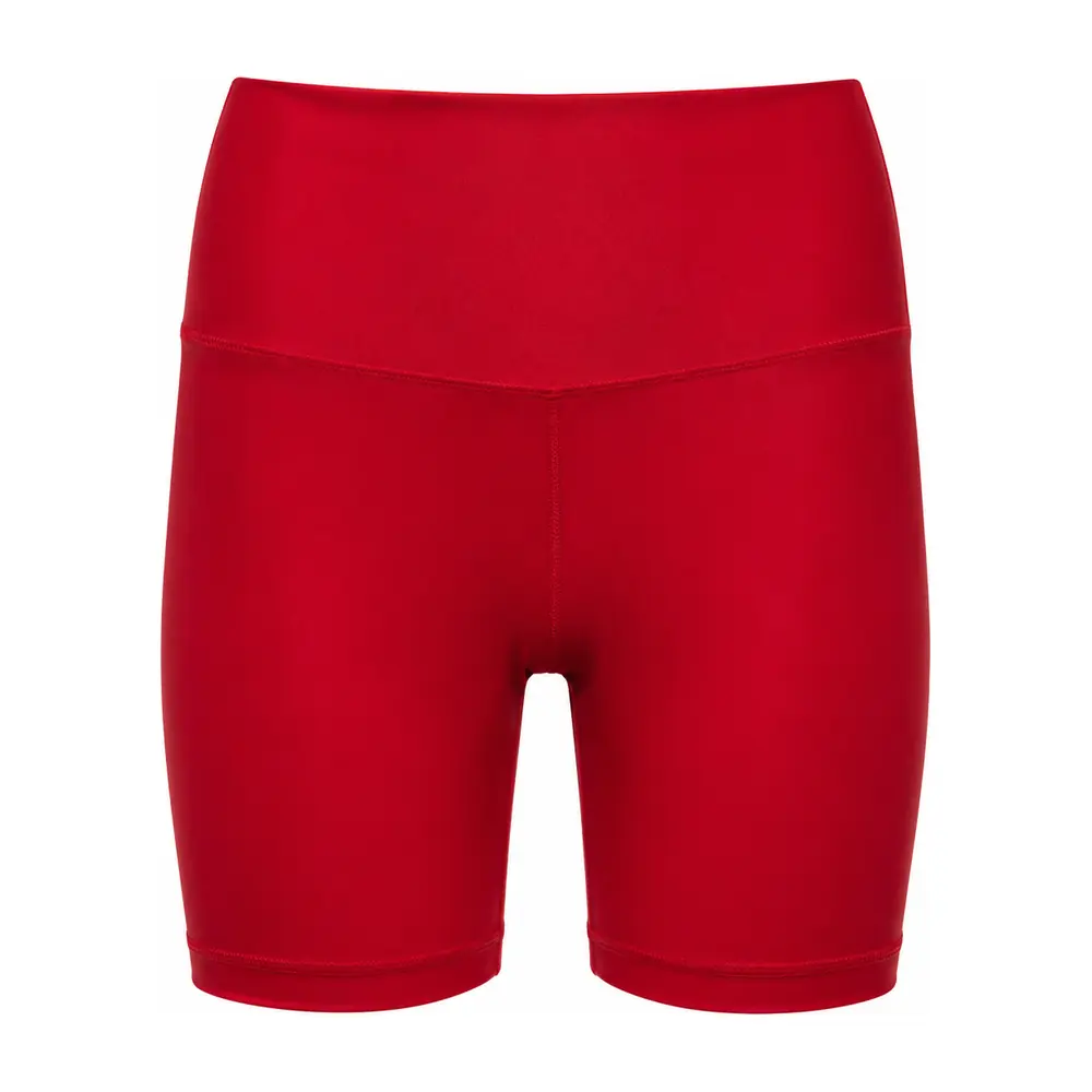 Women’s High-Waist Biker Short Sporting Red Vasiliki - 1