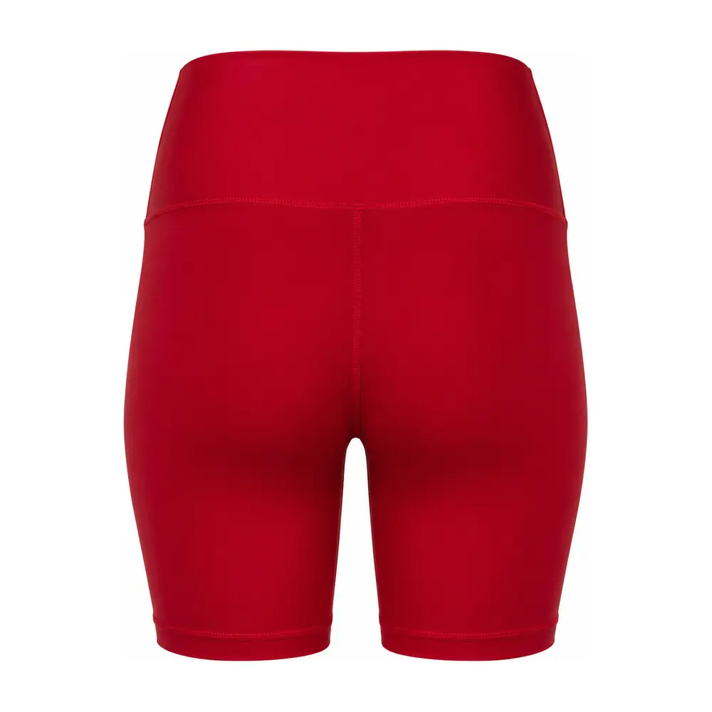 Women’s High-Waist Biker Short Sporting Red Vasiliki - 2
