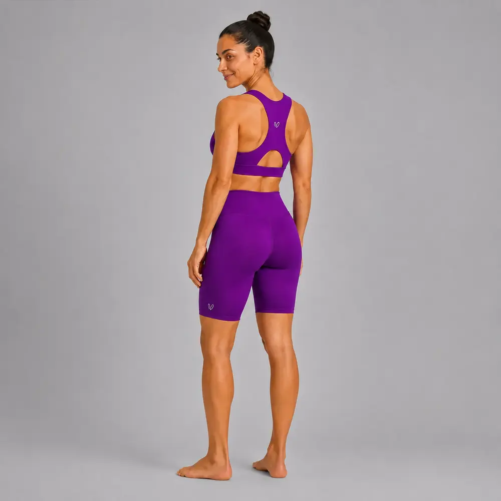 Womens-High-Waist-Biker-Short-Zingara-Vasiliki-Lookbook-Rear-Three-Quarter