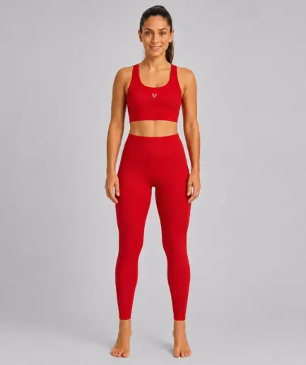 Women’s High-Waist Legging Sporting Red | Vasiliki