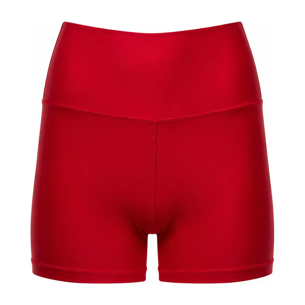 Women’s High-Waist Short Sporting Red Vasiliki - 1
