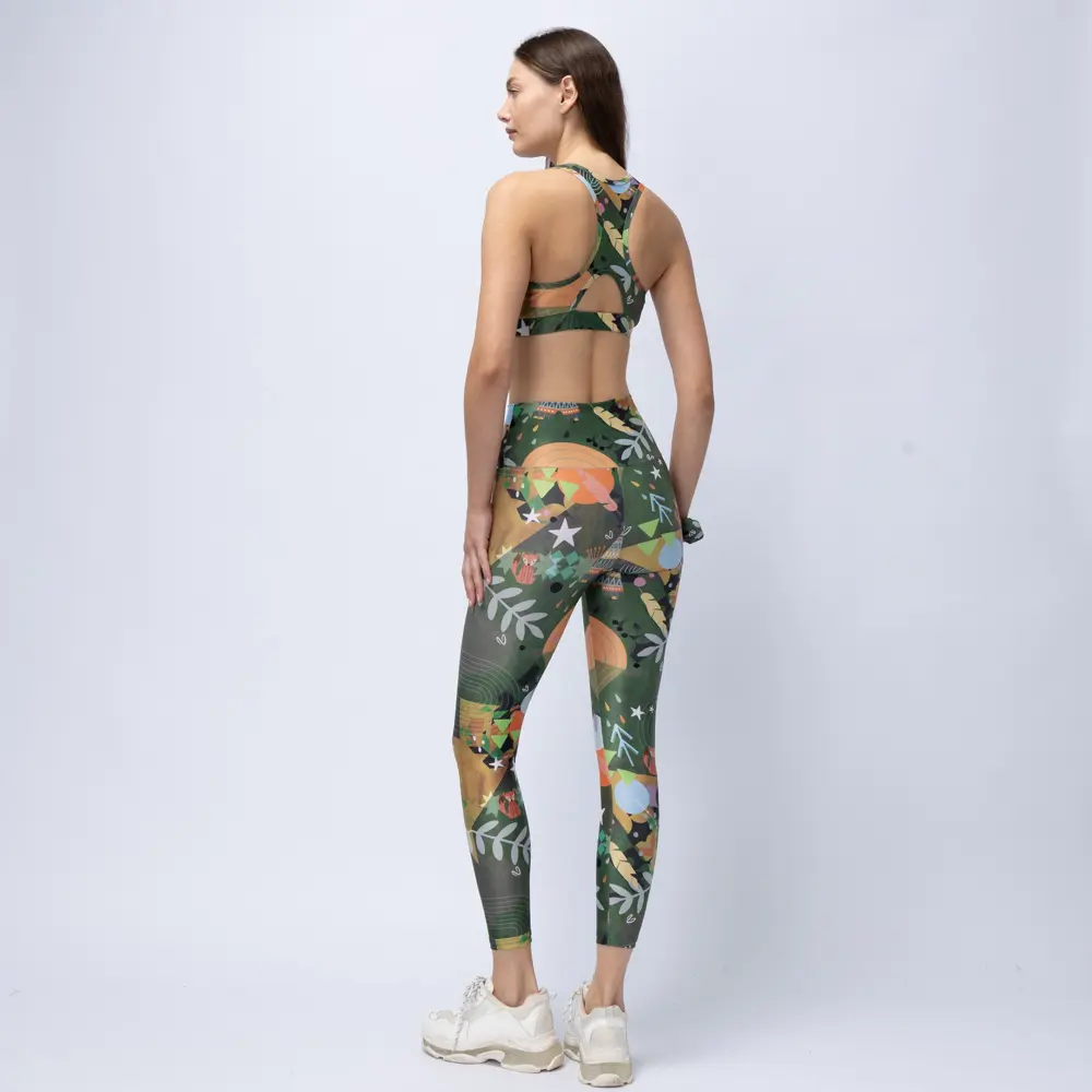 Women’s Sports Bra Green Rooted Vasiliki - 4