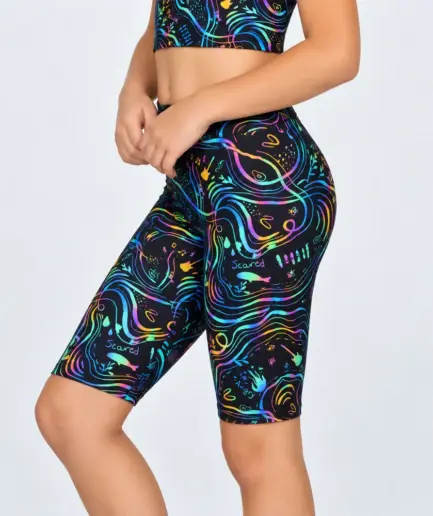 Girls’ Biker Short Rainbow Night | Vasiliki