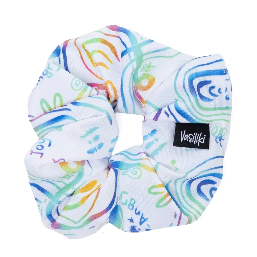 Girl’s Scrunchie Rainbow Light