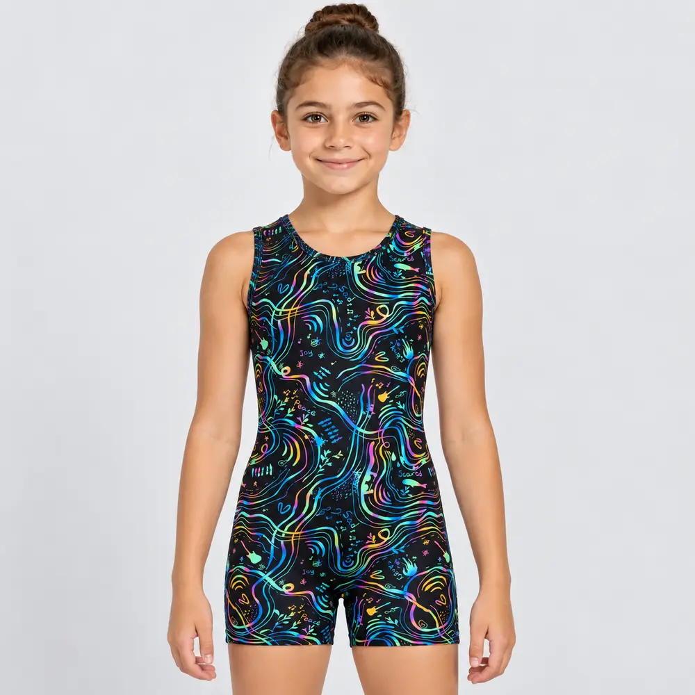 Girls’ Unitard Rainbow Night Vasiliki 3