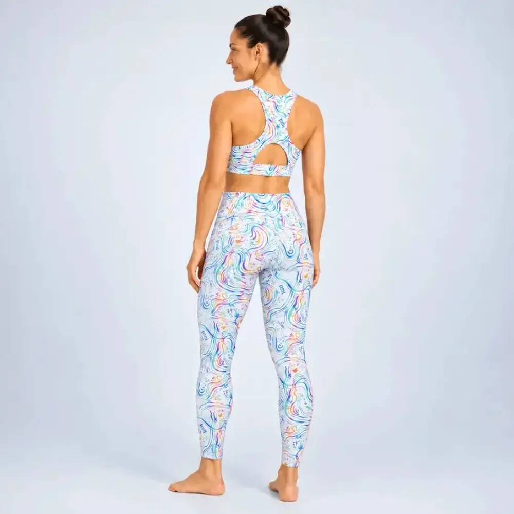 Women’s High-Waist Legging Bra Rainbow Light Vasiliki 4