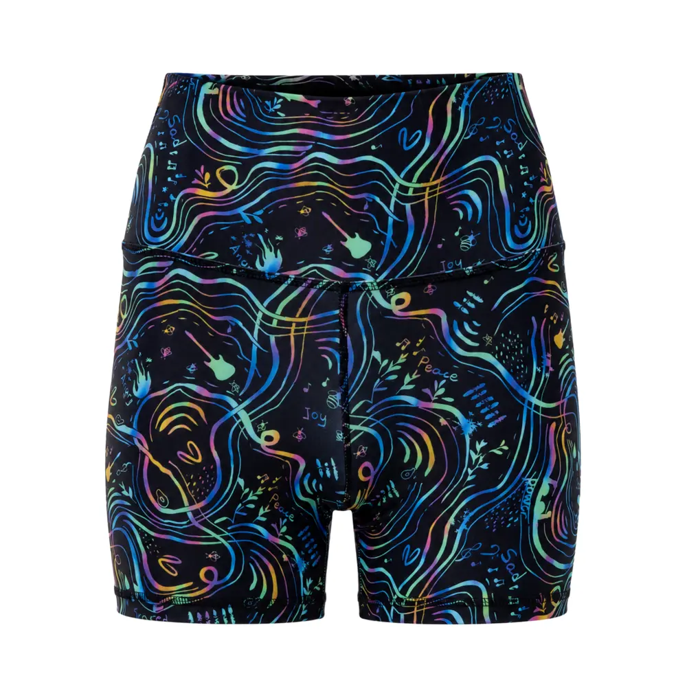 Women’s High-Waist Short Rainbow Night Vasiliki 1