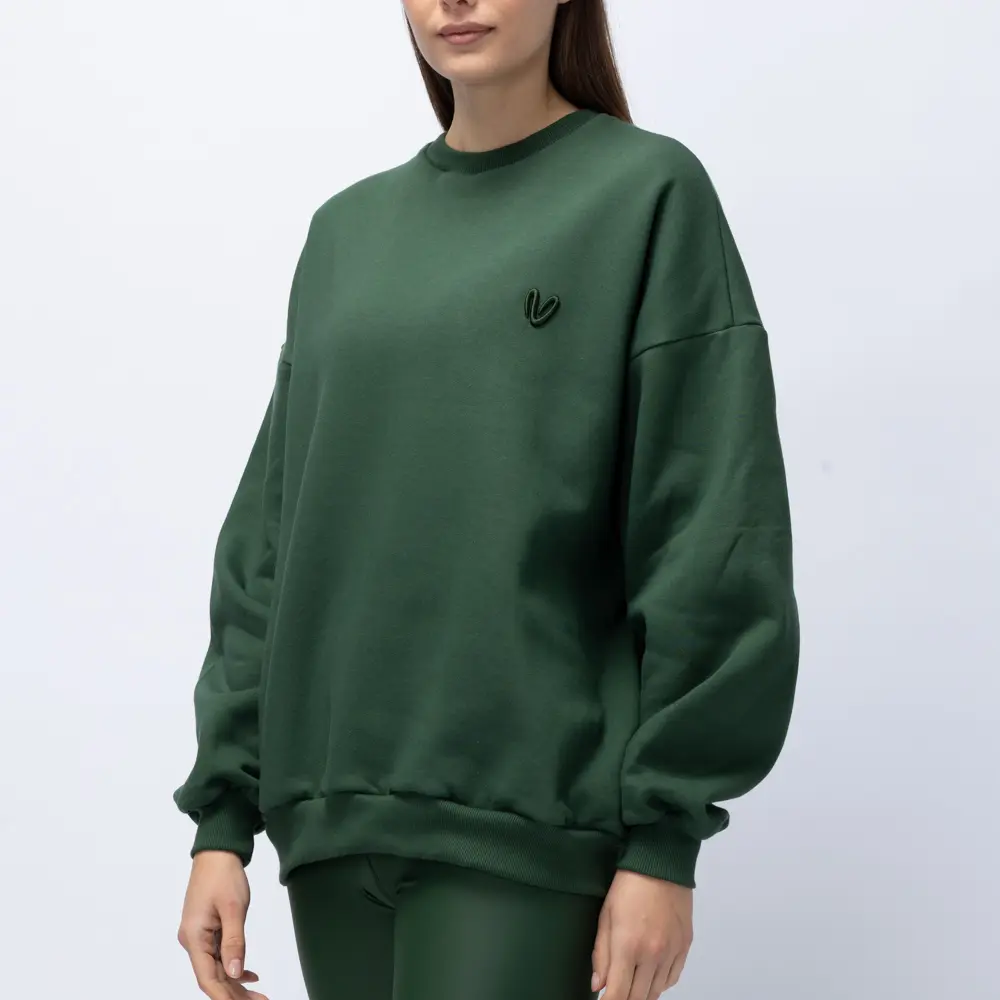 Women’s Pretender Fleece Crew Neck Pullover Vasiliki 1