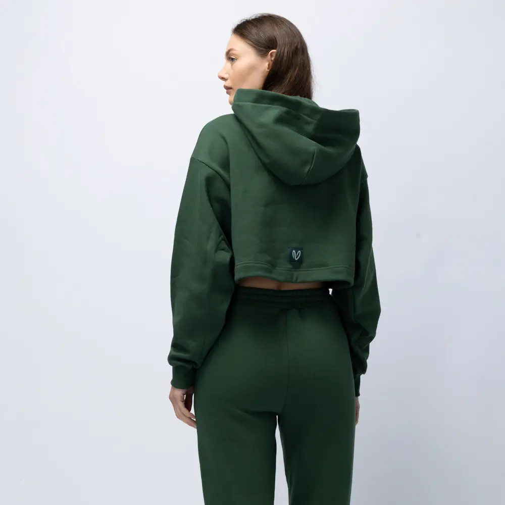 Women’s Pretender Fleece Cropped Hoodie Vasiliki 2