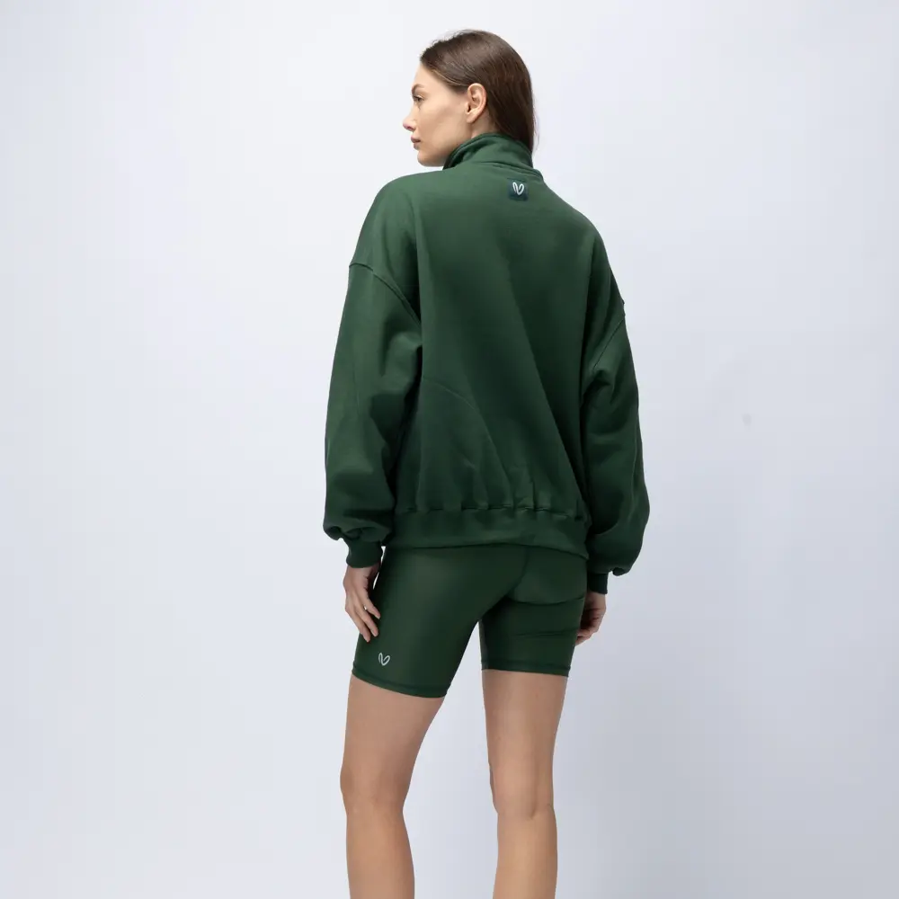 Women’s Pretender Fleece Half Zip Up Sweatshirt Vasiliki 3