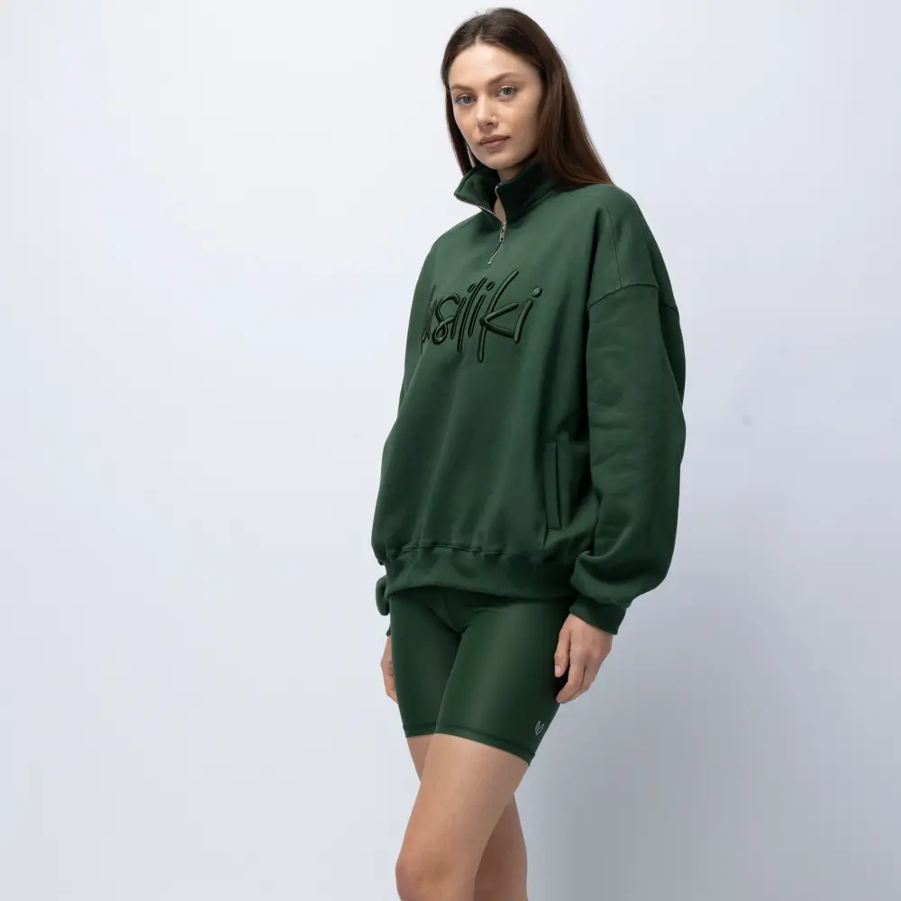 Women’s Pretender Fleece Half Zip Up Sweatshirt Vasiliki 4