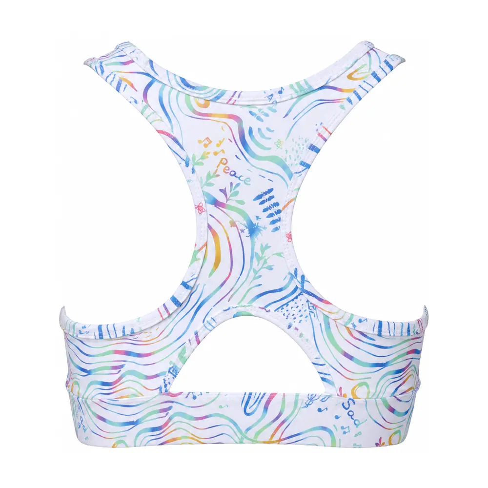 Women’s Sports Bra Rainbow Light Vasiliki 2